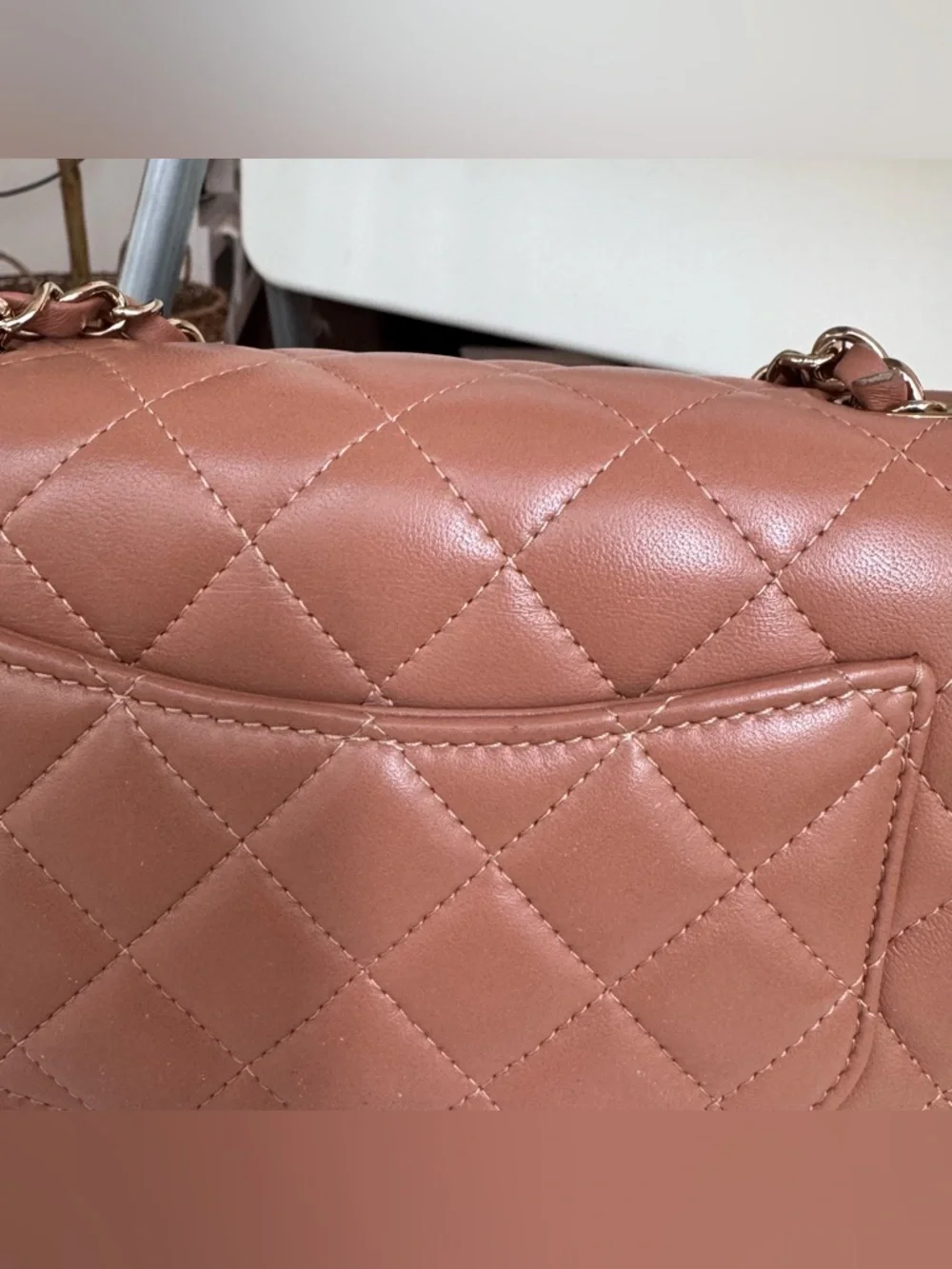 Chanel Classic Flap Mini Rectangular Caramel - Picture 3 of 16